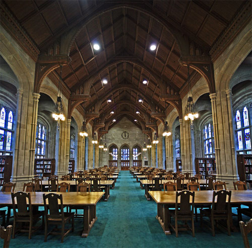 Bapst Library is the most beautiful college library