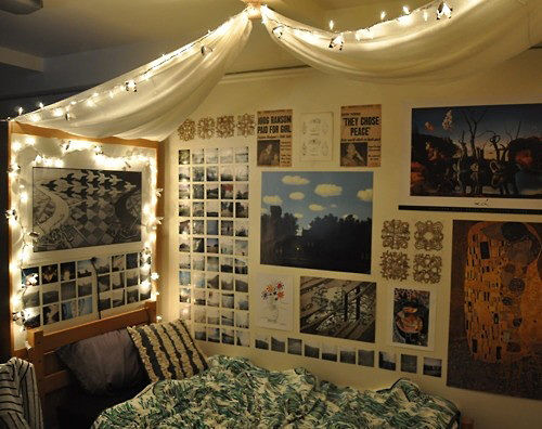 Dorm Bed Canopy Idea