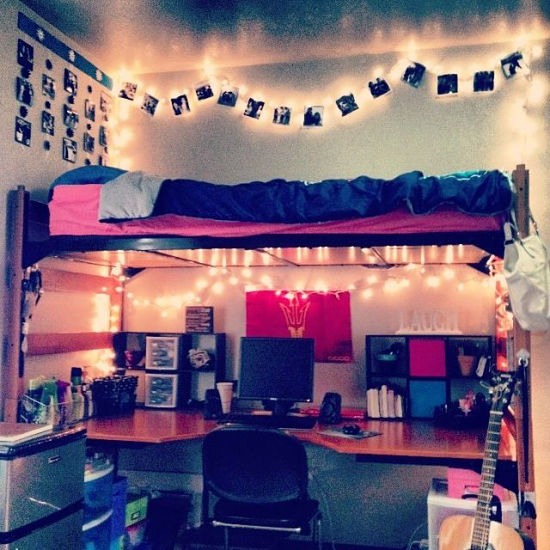 25+ Cool Ideas for Decorating your Dorm Room
