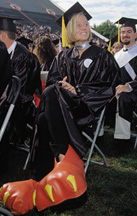 Hokie Feet at Graduation