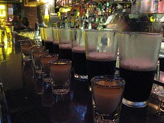 An Irish Car Bomb is a great party drink