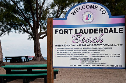 Fort Lauderdale Beach Sign